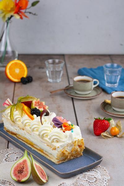 Slagroomcake