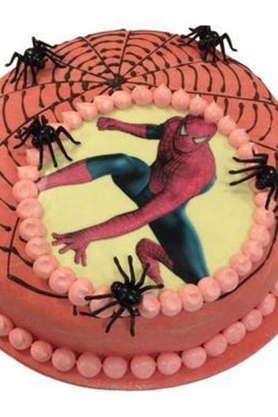 Spiderman taart