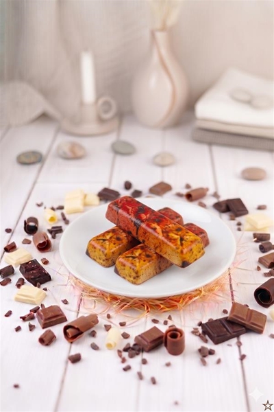 Chocolade reep wit kokos passie