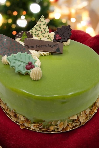 Kerst slagroom taartje