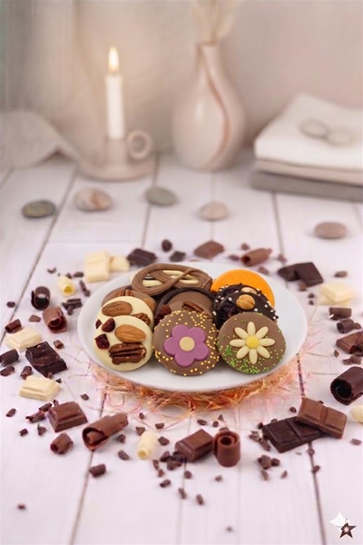 Vrolijke chocolade mix